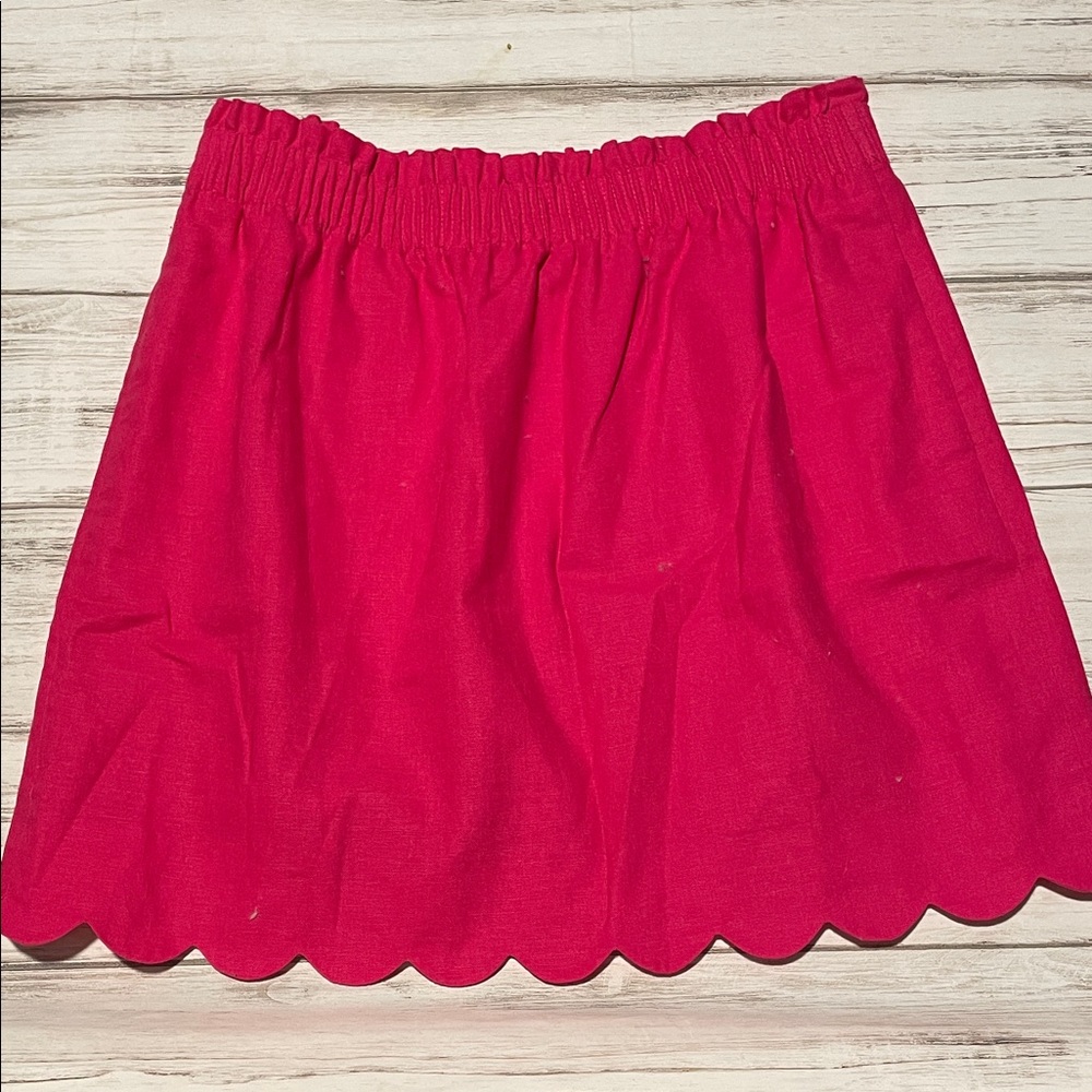 J. Crew Vibrant Pink Mini Skirt
